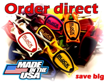 Original Block Knife Sharpener - Made in USA - D2 Honing Steel - Professional Blade Revival Tool for Kitchen, Hunting, and Serrated Knives