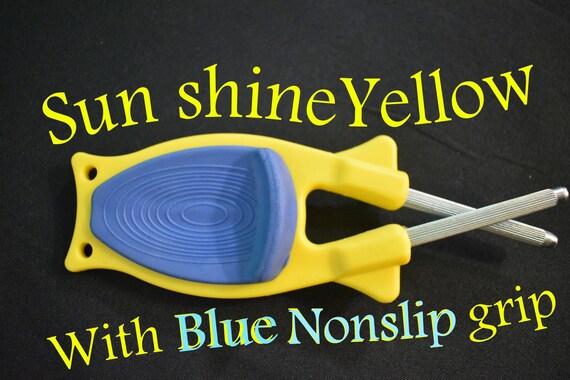 Genuine Block Knife Sharpener Sharpen Any Blade Made in USA Assorted Colors  NEW