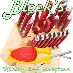Block Knife Sharpener: American-Made Blade Realigning and Honing