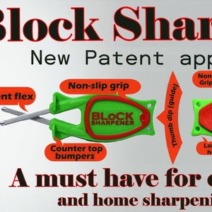 6-Pack Block Knife Sharpeners - Mixed Colors - Individually Packed Gift Set - Made in USA - 175 Value for 70 dollars- Free Shipping image 18