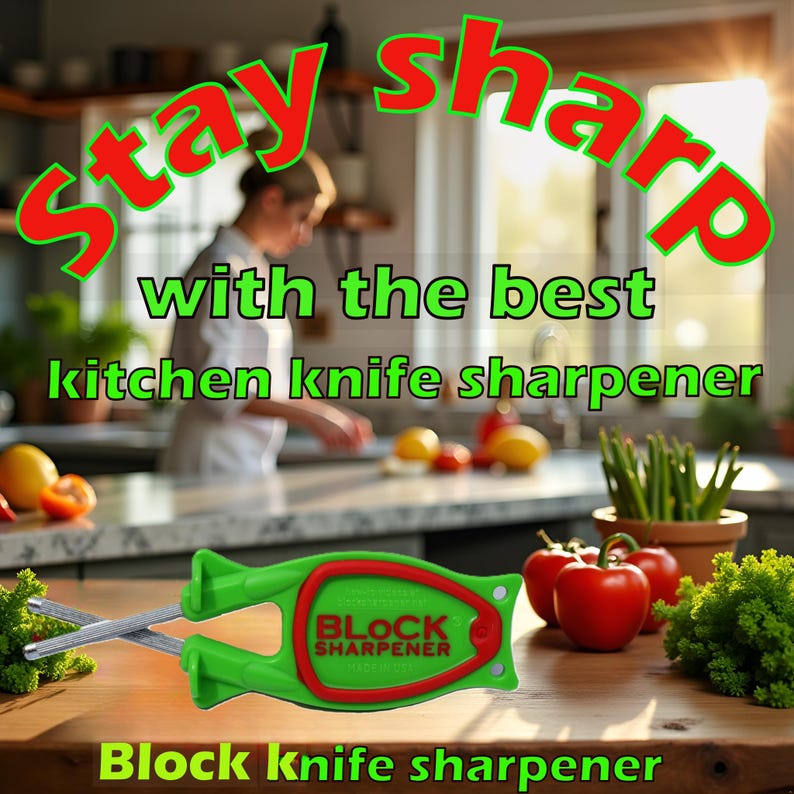6-Pack Block Knife Sharpeners - Mixed Colors - Individually Packed Gift Set - Made in USA - 175 Value for 70 dollars- Free Shipping image 3