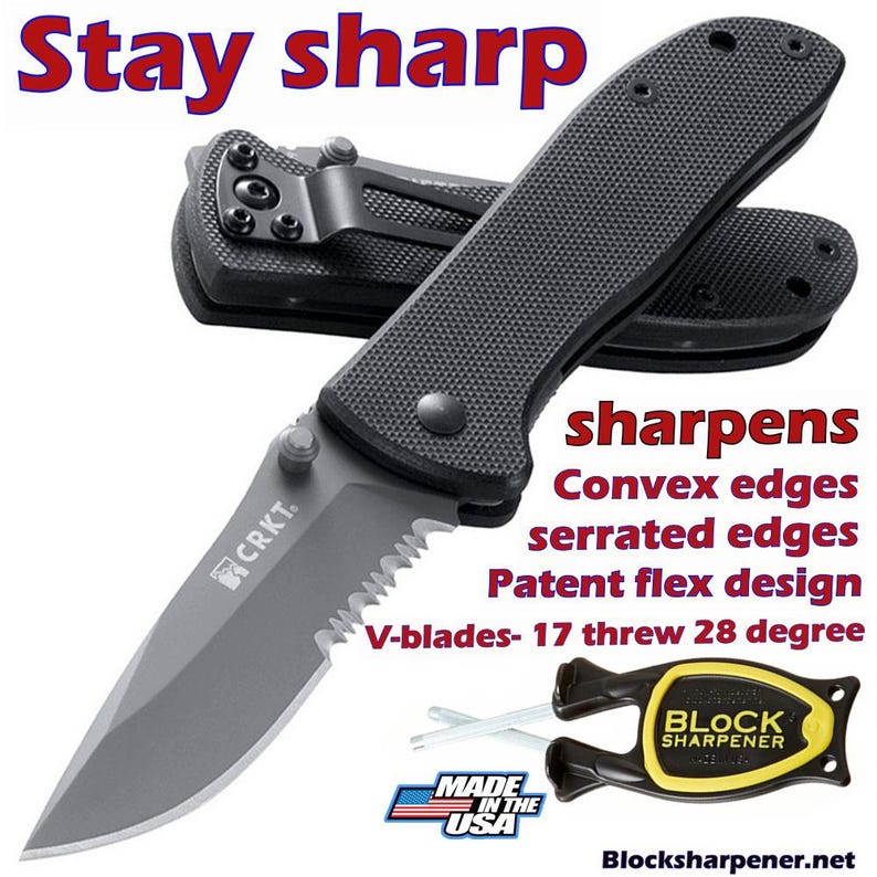 6-Pack Block Knife Sharpeners - Mixed Colors - Individually Packed Gift Set - Made in USA - 175 Value for 70 dollars- Free Shipping image 6