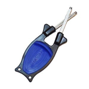 Multi-Angle Knife Sharpener – D2 Steel Rods, Self-Adjusting, Made in USA