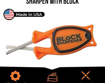 Versatile Knife Sharpener: Flex Design for Kitchen, Hunting, Serrated Blades