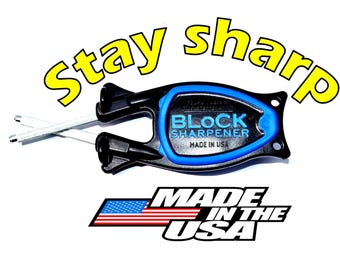 New Patent Knife Sharpener: Sharpen Kitchen, Hunting Knives, Scissors