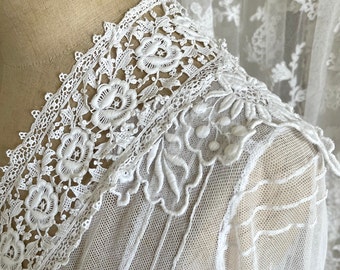 Antique Edwardian Lace Trimmed Blouse. Sold as found