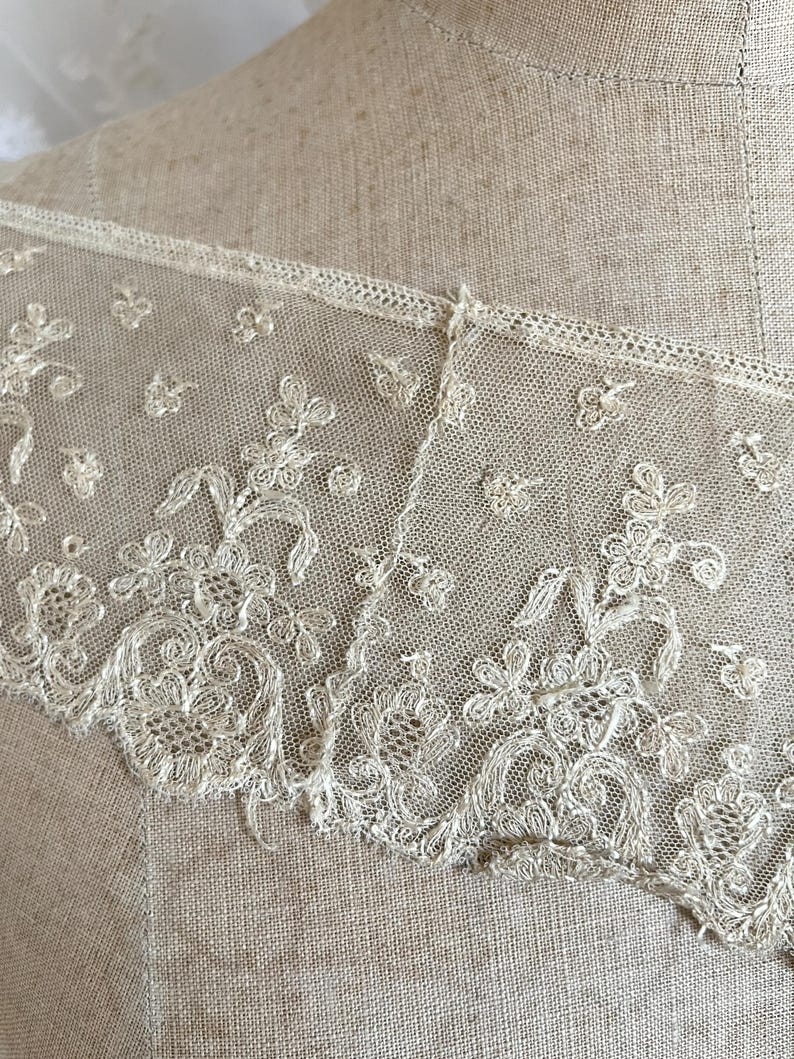 Antique Lingerie Lace Length image 4