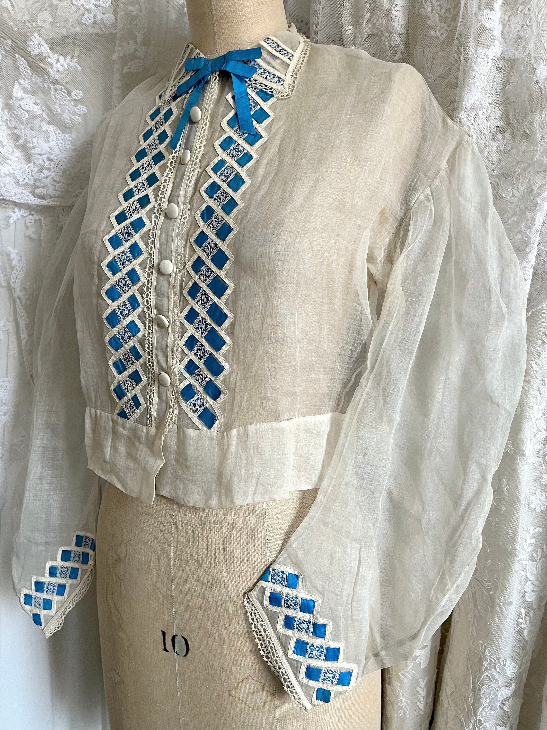 5/23(FRI)21:00- Embroidery organdy blouse 6月上旬お届け