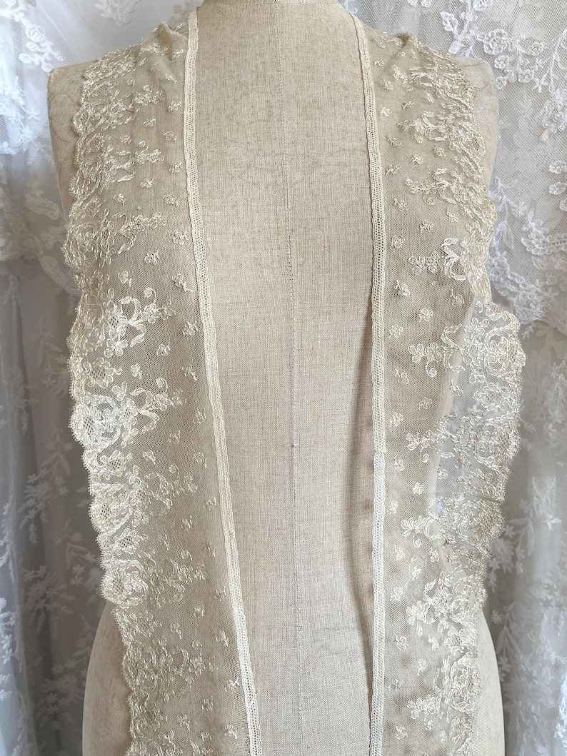 Antique Lingerie Lace Length image 7