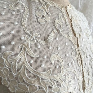 Customized Vintage Embroidery Collar Floral Dress
