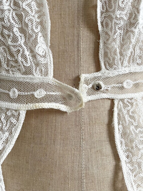 Edwardian Applique lace Netted Top