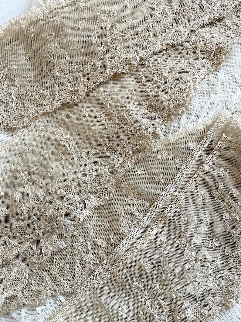 Antique Lingerie Lace Length image 6