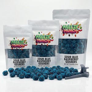 Gomitas ácidas de frambuesa azul: un dulce ácido