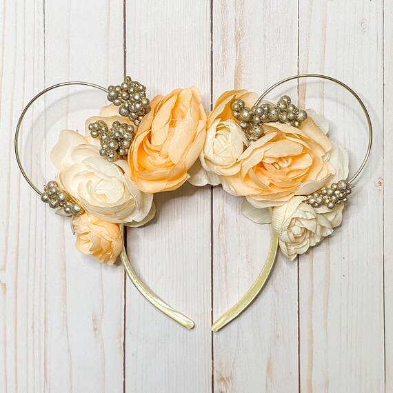 Floral Ears, Minnie Mouse Ears, Floral Minnie Ears, Flower  display picture 1