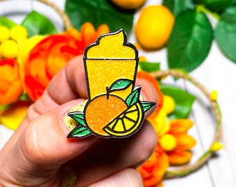Citrus Smoothie Orange Bird Enamel Pin, Epcot Flower and Garden Festival