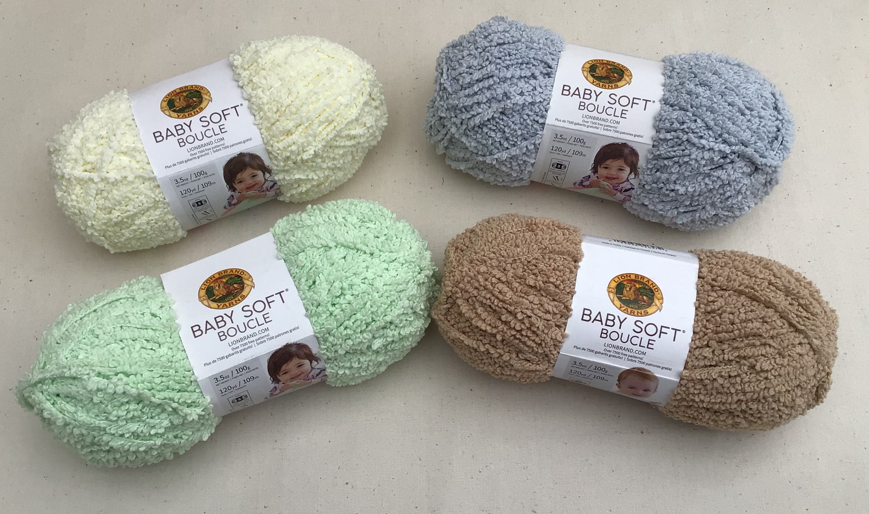 Lion Brand Baby Soft® Boucle Yarn 