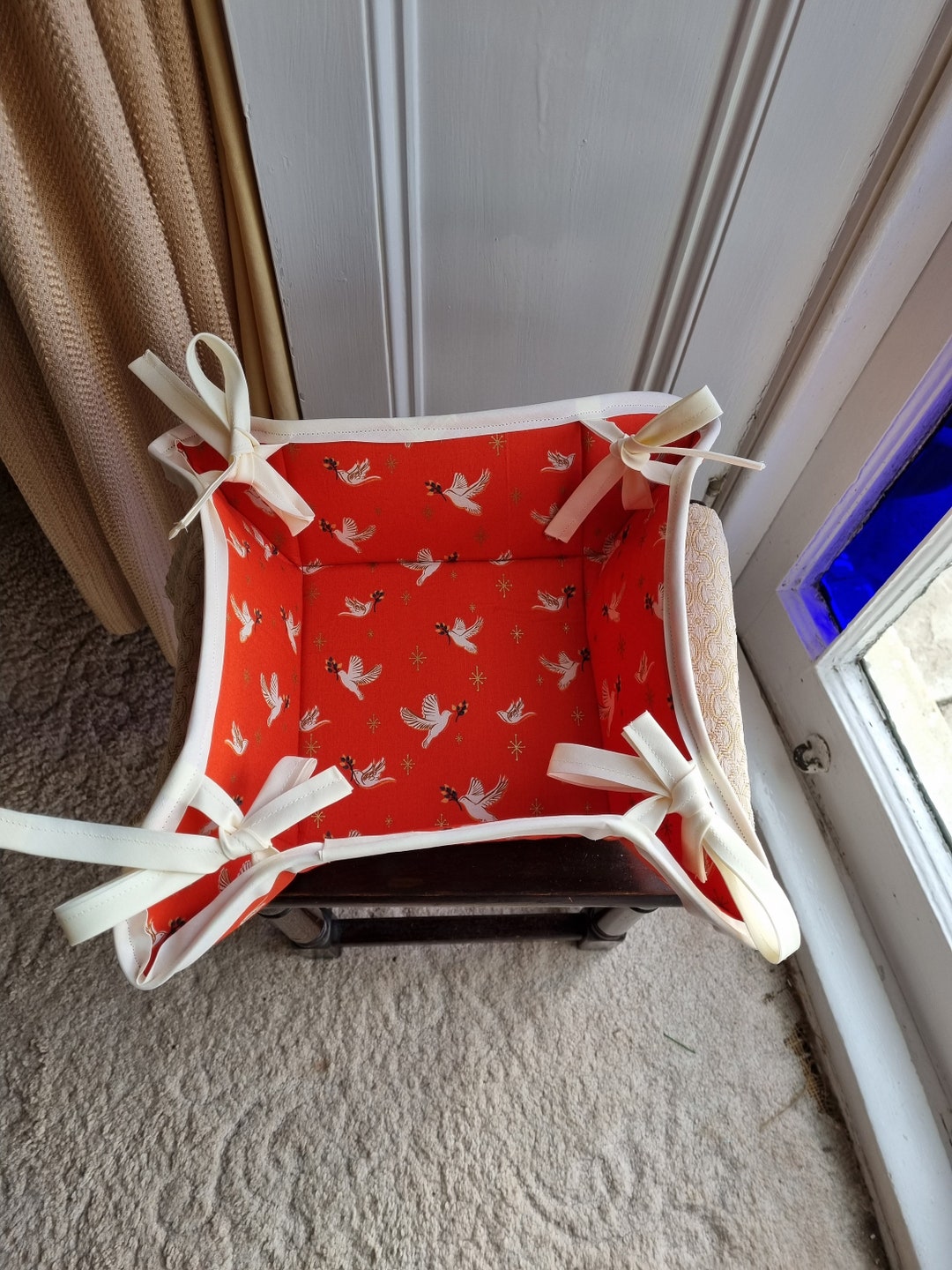 Dove Bread Basket Etsy