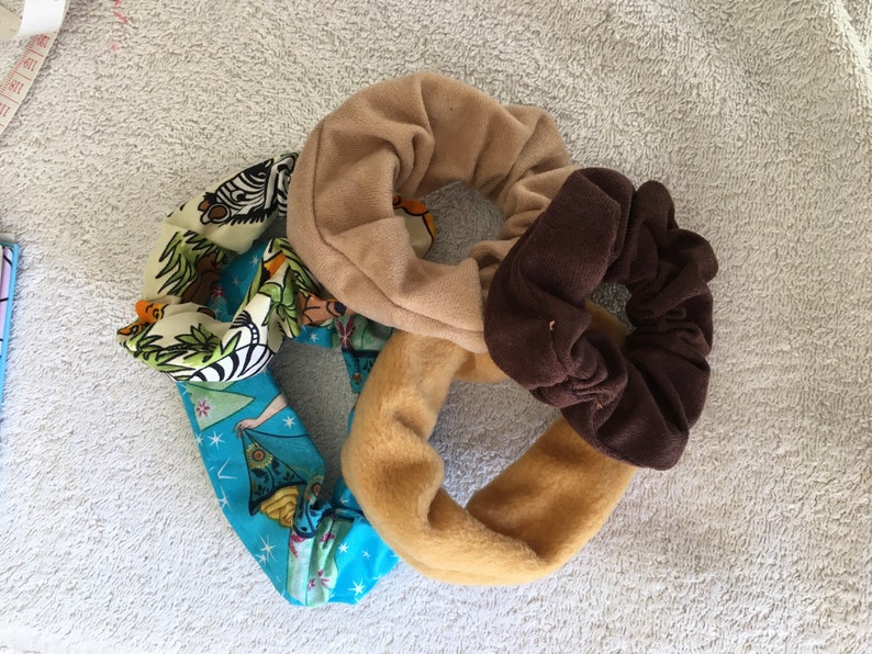 Assorted scrunchies