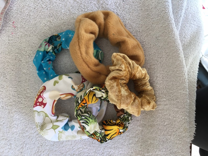 Assorted scrunchies