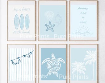 Küsten Wand Kunst Druck, Strand Haus Dekor (Digitaler Download)