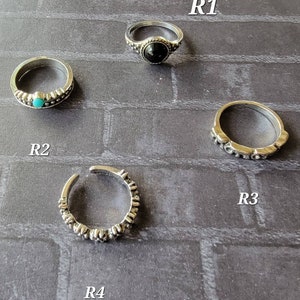 Stackable Silver Rings Size Varies US