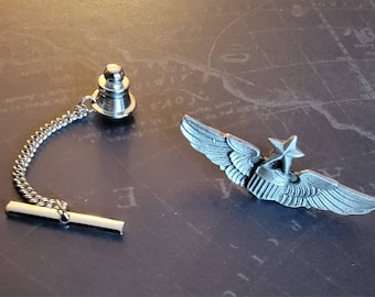 Vintage WWII Military Officer's Pin Antique 925 Silver Resale