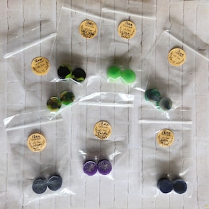 18 MM Resin Double Flared Saddle Plug Guage Ear Tunnels Body Jewelry Handmade (One Pair)