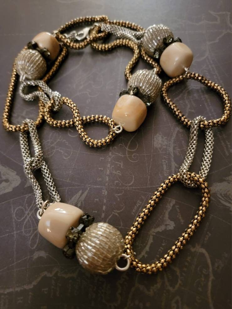 【ANOTHERYOUTH】関税/送料込み twinkle chain necklace Bow Necklace, Chainmail Twinkle Chain - Etsy