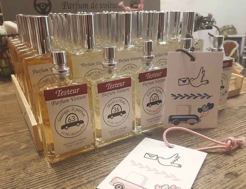 Cadeau noël. Parfum d'ambiance voiture/ spray d'ambiance bio. Parfum d