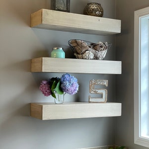 Farmhouse Floating Shelves - Etsy