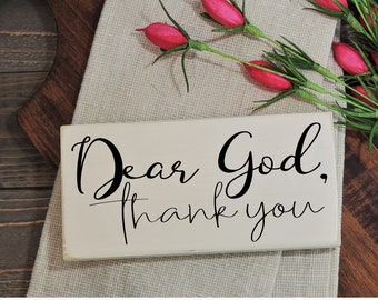 Dear God I Thank Thee Luke 11:1 Pink Stars 4 x 1 Wood Decorative Wall Plaque Dear God I Thank Thee Luke 11:1 Pink Stars 4 x 1 Wood Decorative Wall Plaque