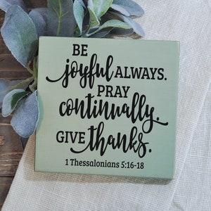Wood Engraved Bookmark - Joy 1 Thessalonians 5:16-18 – Seeds