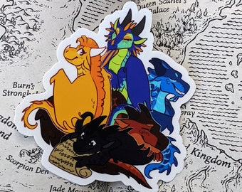 The Dragonets of Destiny / Wings of Fire Sticker