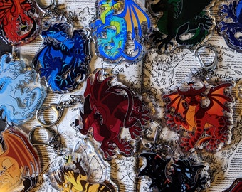 Monarchs of Pyrrhia [ Wings of Fire WOF Acrylic Charm ]