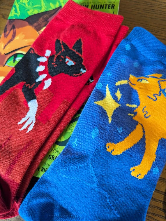 Battle Cat Socks | Firestar or Scourge