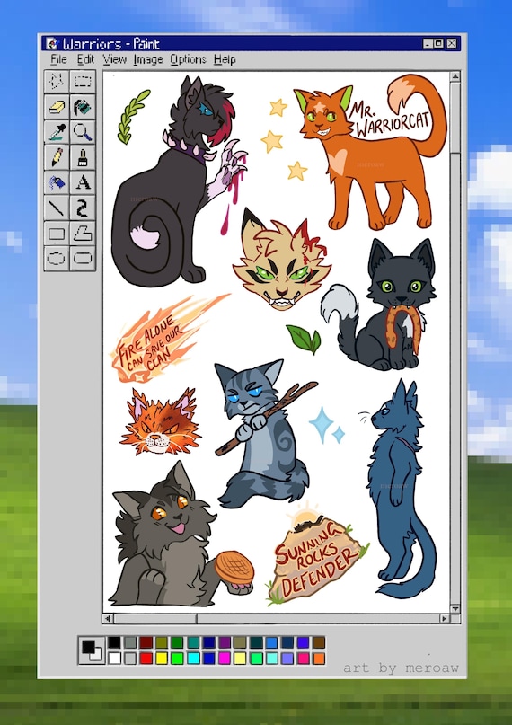 MS Paint Cats [ Battle Cats ] - Etsy