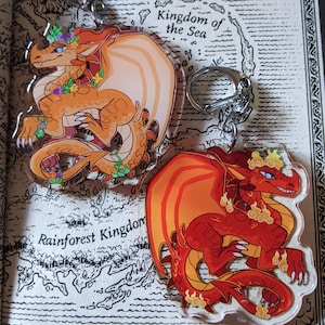 Peril and Sky [ Wings Of Fire WOF Acrylic Charm ]