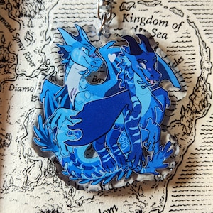 The Lost Continent Wings of Fire WOF Acrylic Charm -  Portugal