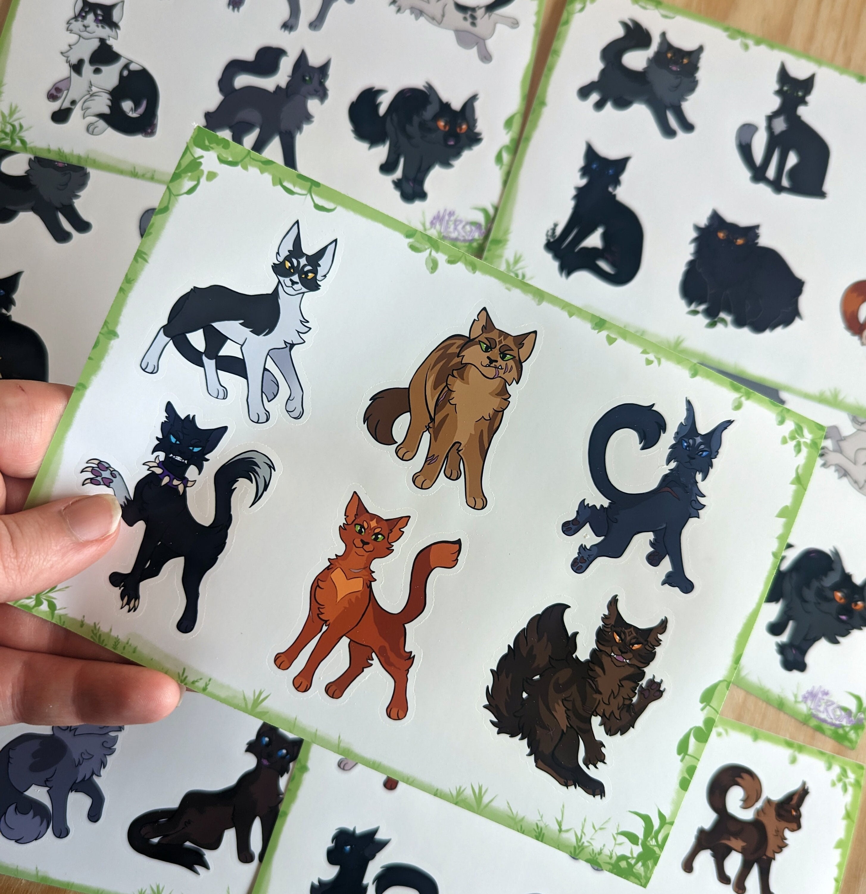 Ravenpaw Warrior Cat Fan Kiss-cut Sticker -  Israel