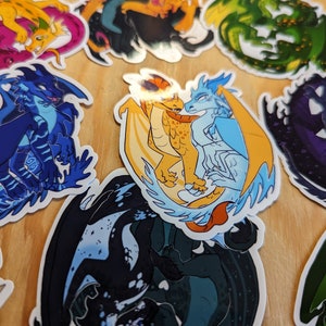 Verzendstickers [ Sticker Wings Of Fire ]