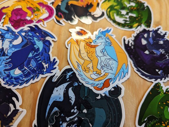 Shipping Stickers [ Wings Of Fire Sticker ]