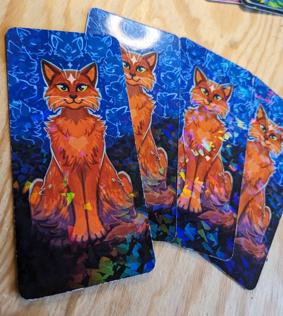 Firestar's Ceremony [ Battle Cats Holographic Bookmark ]