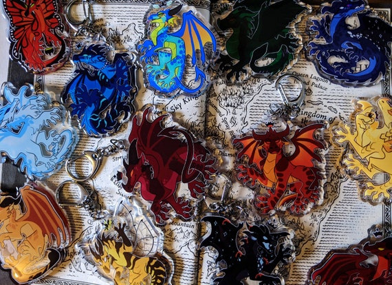 The Lost Continent Wings of Fire WOF Acrylic Charm -  Portugal