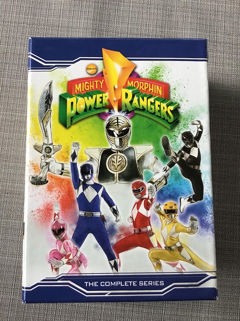 Power Rangers Double Feature Mighty Morphin Power Rangers, Complete Video Series - Etsy