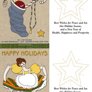 Ruby Short McKim's Toy Shop Window Christmas/Holiday Cards