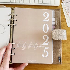 Printable A5 Neutral 2025 Planner Dashboard - Printable Planner Dashboard