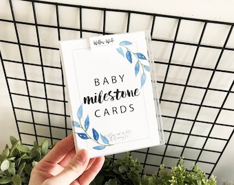 Pregnancy + Baby Milestone Cards