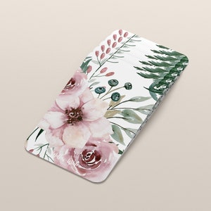 Large Floral Watercolour Planner Card - Journaling Card
