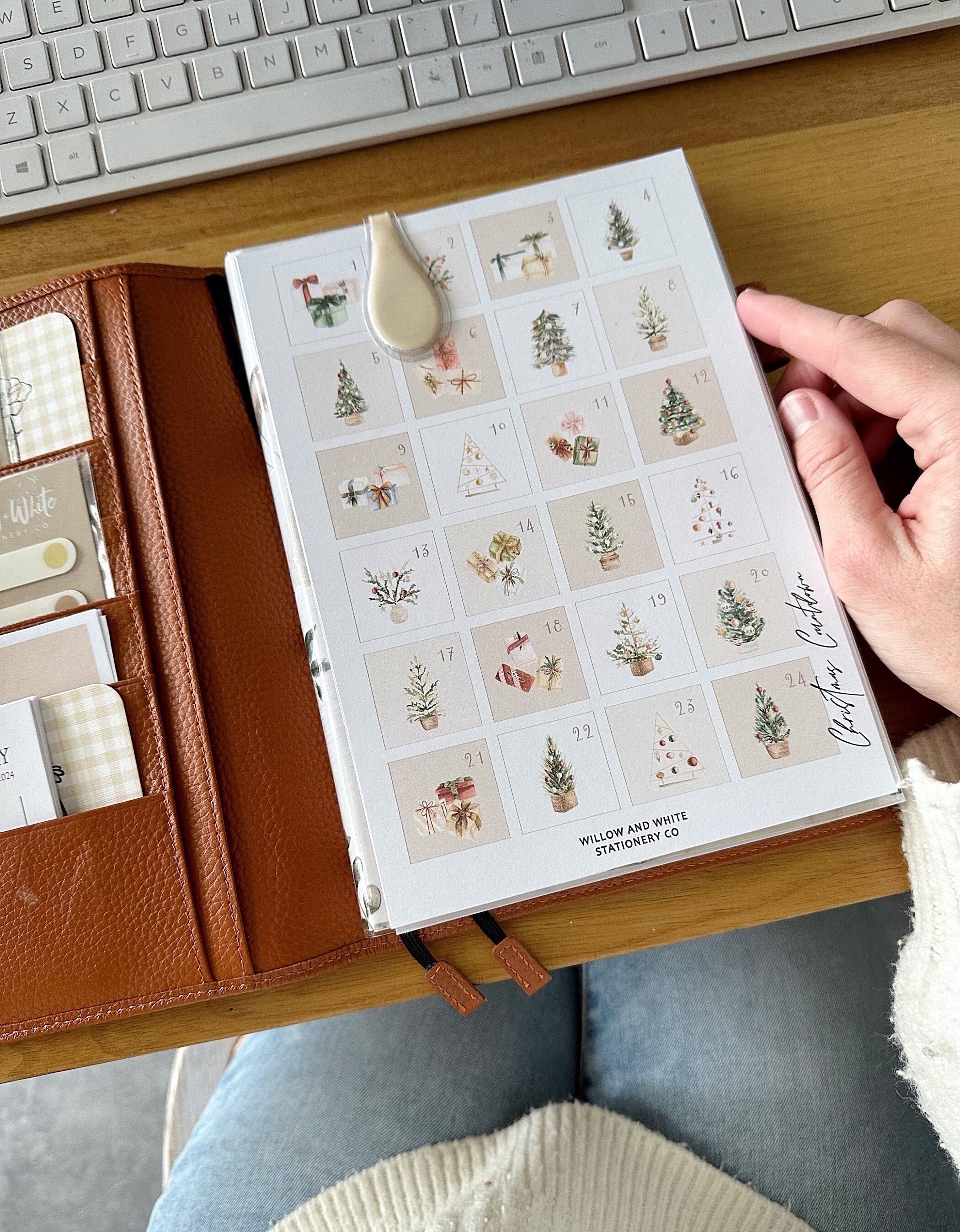 Printable A5 Christmas Countdown Planner Dashboard - Printable Planner ...