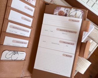 Pack of 8 Planner Cards - Neutral Journaling Cards